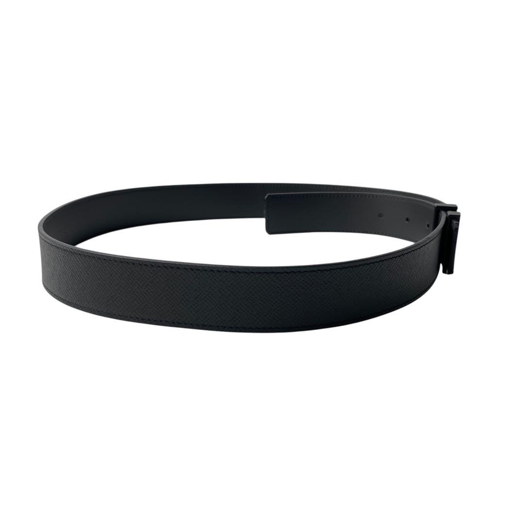 美品 ルイ ヴィトン タイガ サンチュール ベルトM0001 オールブラック