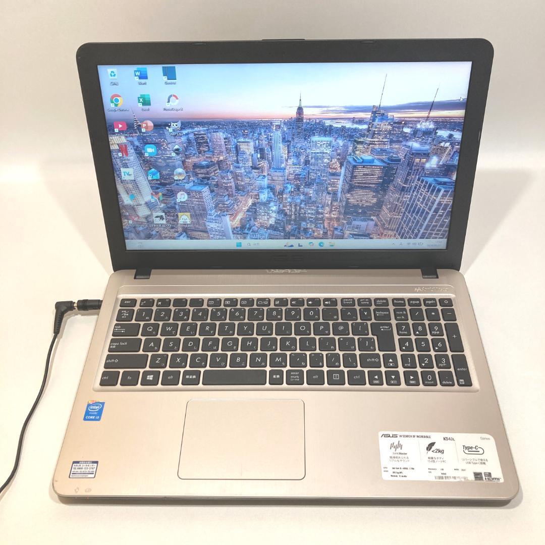 初心者✨快適・カメラ・オフィス✨シルバー✨すぐ使えるノートパソコン◇T487-3