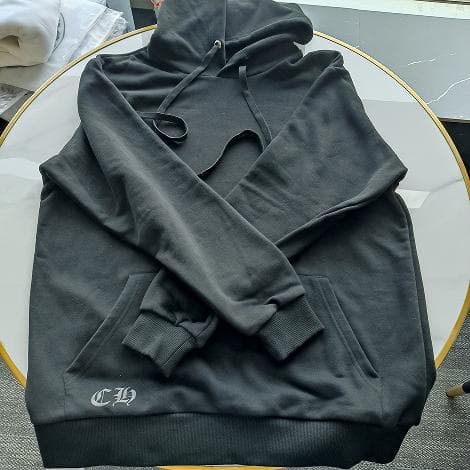 CHROME HEARTS ゴールドプリント パーカー M