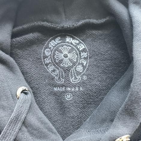 CHROME HEARTS ゴールドプリント パーカー M