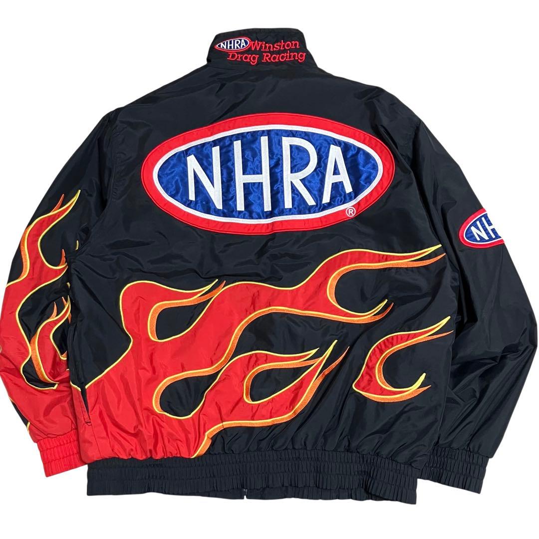 90s NHRA ホットロッド Hot Rod フレイムパターン ジャケットM