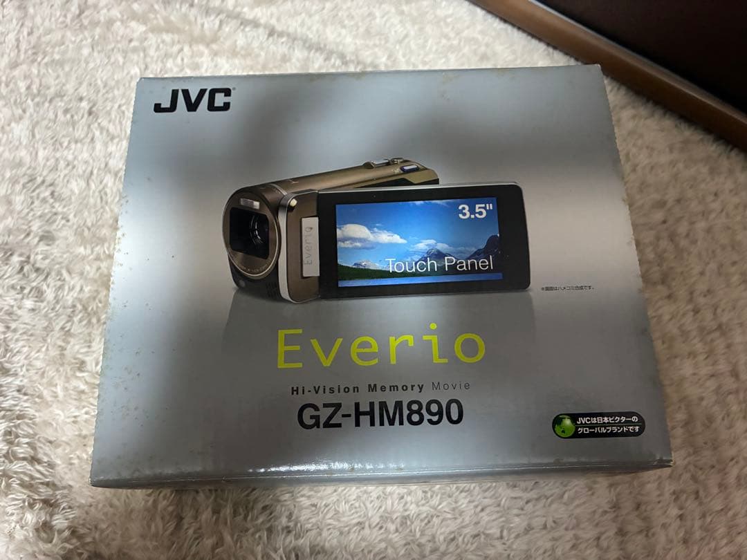 JVC Everio ビデオカメラ F1.2動作確認済