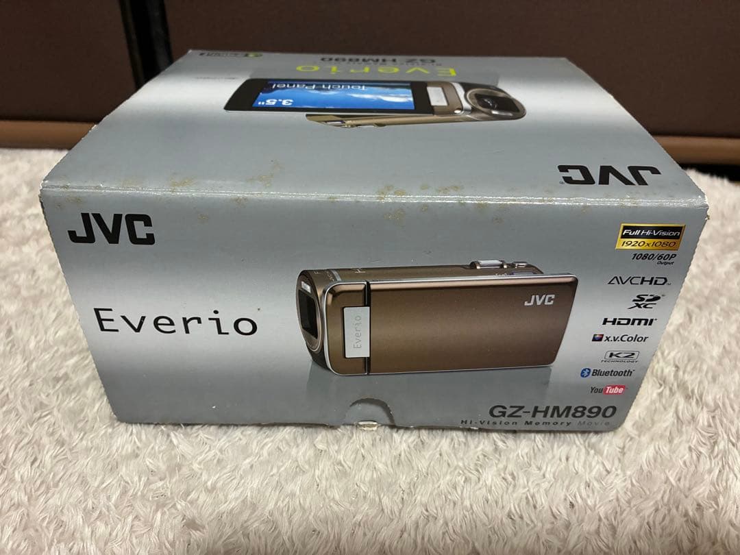JVC Everio ビデオカメラ F1.2動作確認済