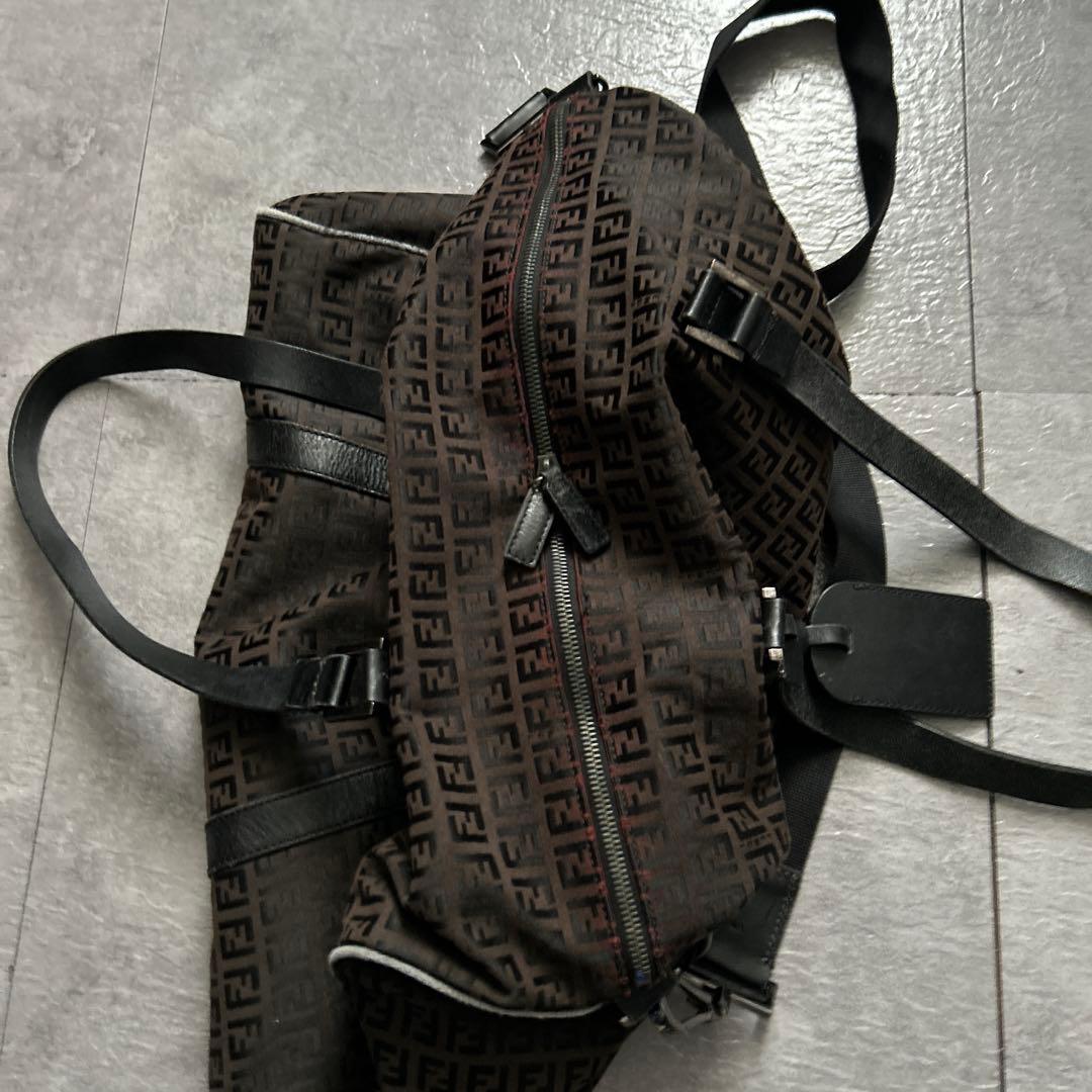 ヴィンテージFENDIフェンディズッキーノズッカ柄ボストンバッグ