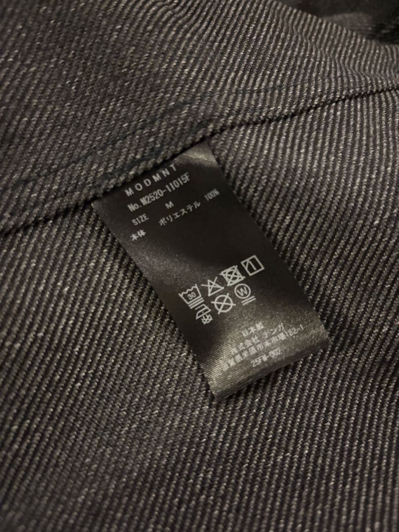 トップス MODMNT T/TWEED UTILITY CPO SHIRT GRY M