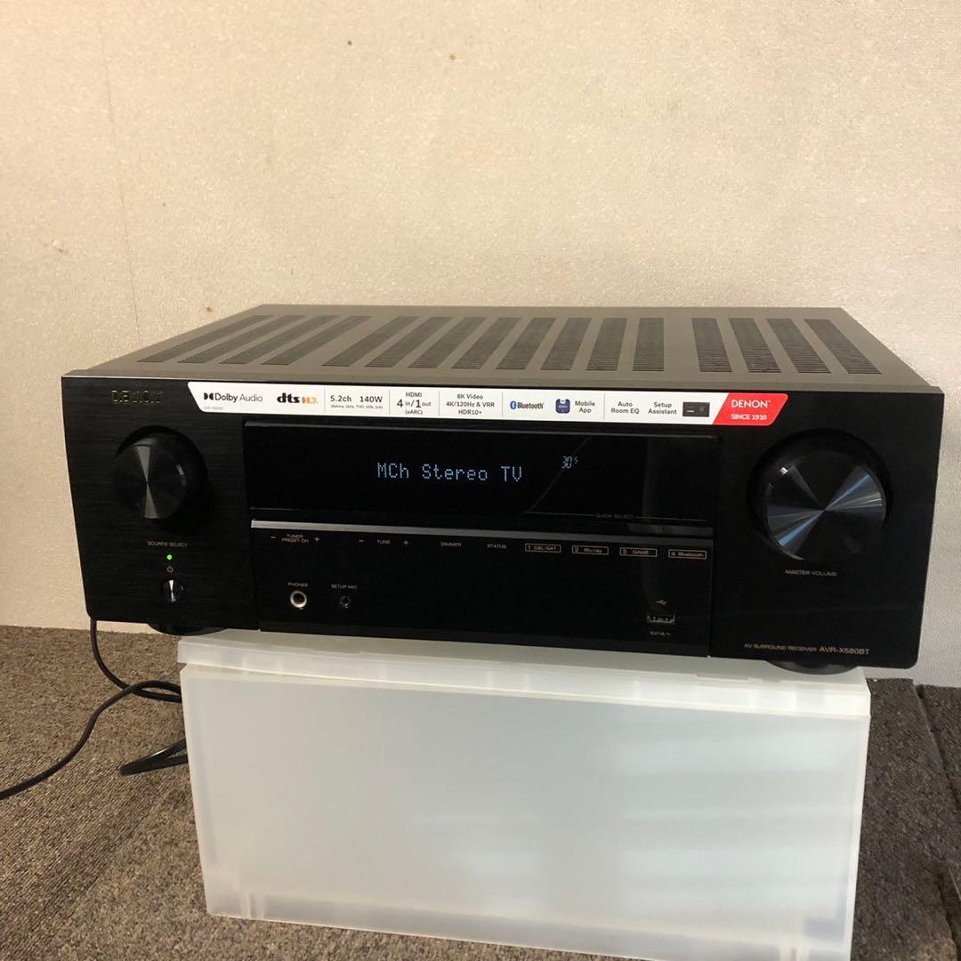 E85美品✨DENON AVサラウンドレシーバー AVアンプ 取説 リモコン付き