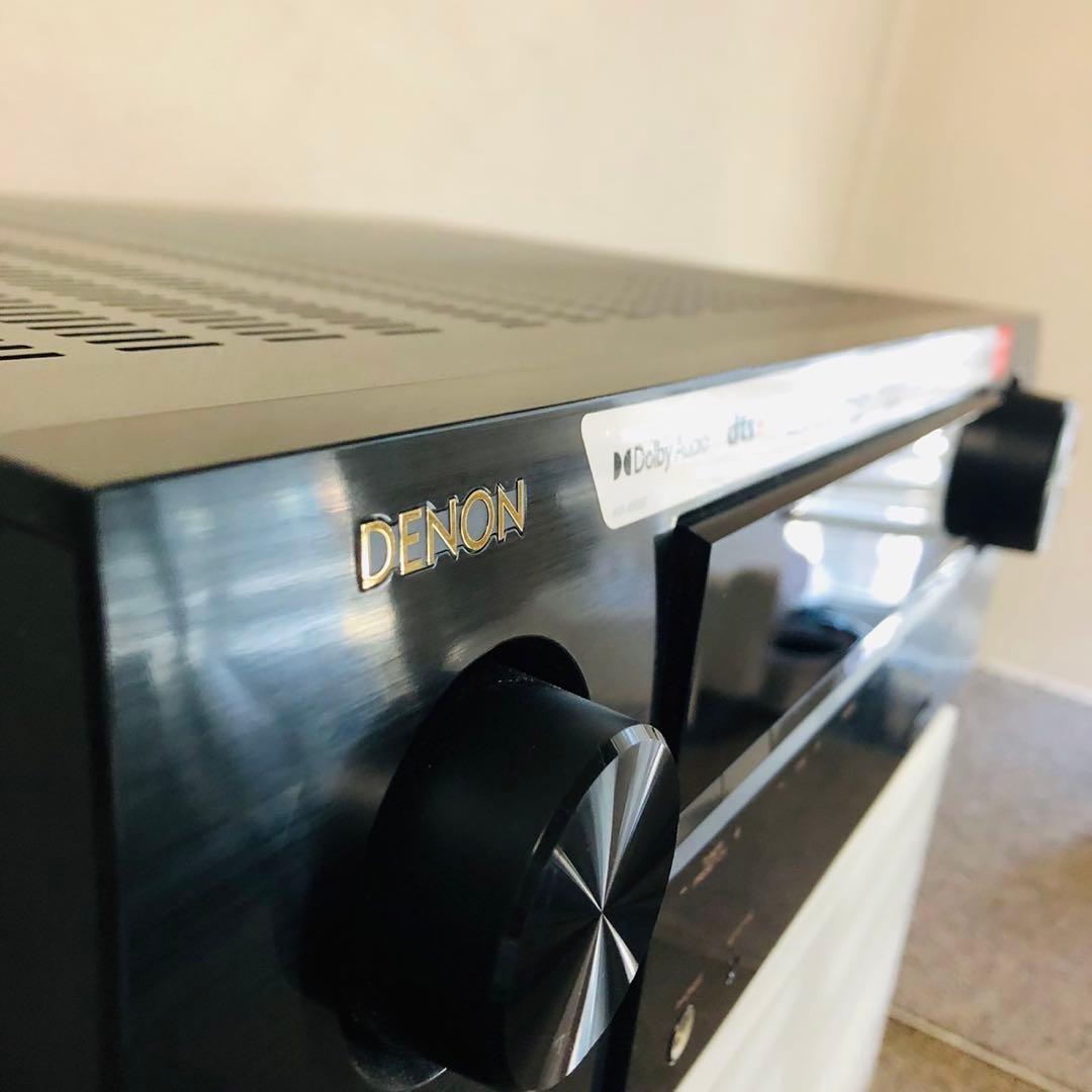E85美品✨DENON AVサラウンドレシーバー AVアンプ 取説 リモコン付き