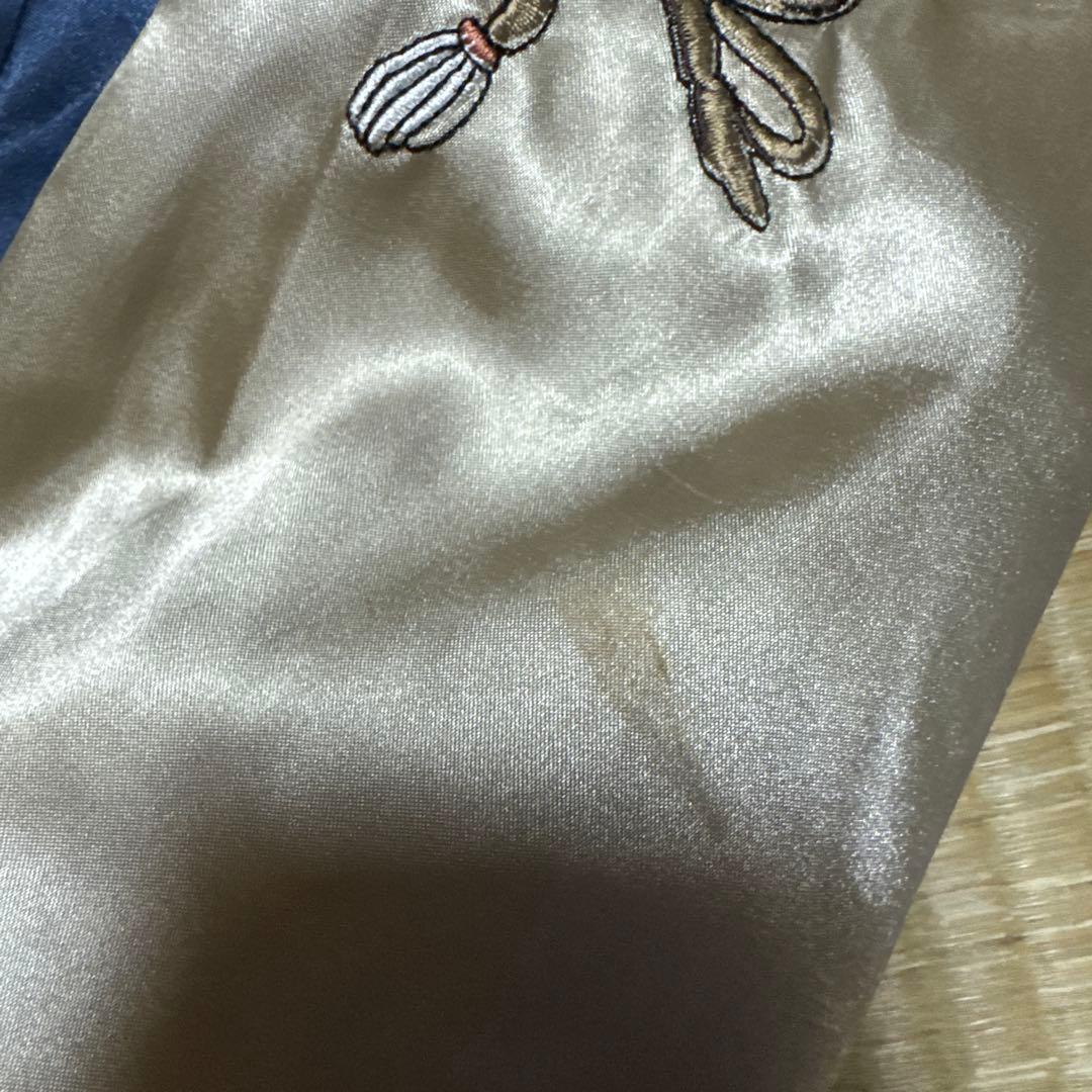 スイッチ様　Seven Lucky Gods スカジャン M ネイビー/シルバー