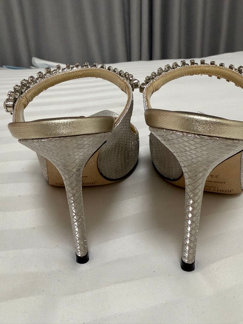 JIMMY CHOO 34.5 22パンプスハイヒールサンダルジミーチュウ