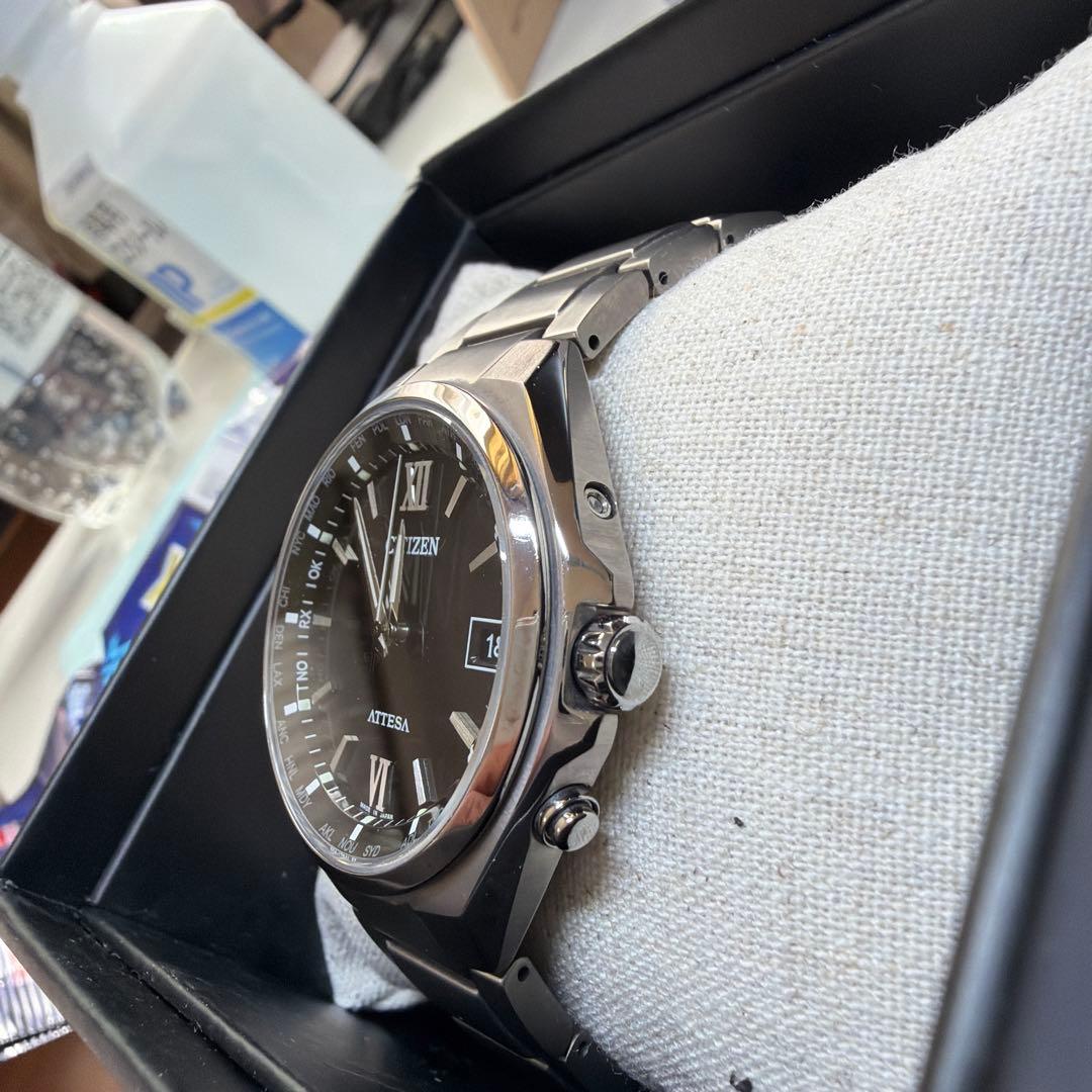 CITIZEN ATTEZA CB1120-50G チタン　エコドライブ
