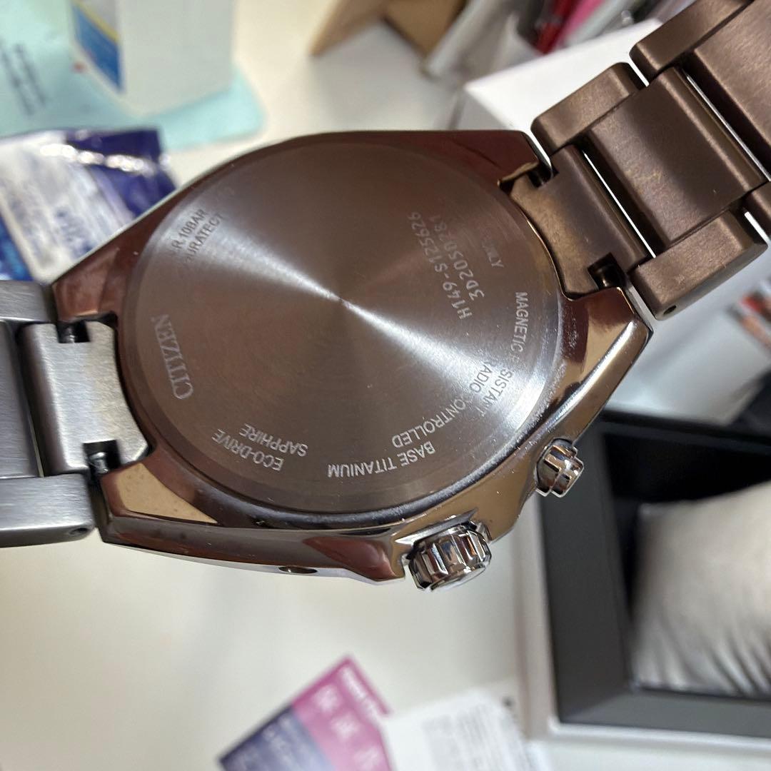 CITIZEN ATTEZA CB1120-50G チタン　エコドライブ