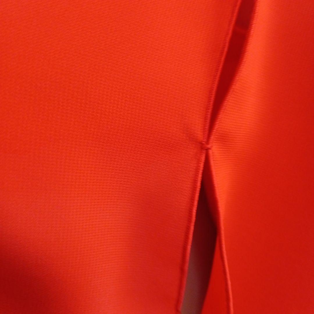 かまってちゃん ハンドメイド　社交ダンス　赤　セットアップ　　オーガンジー