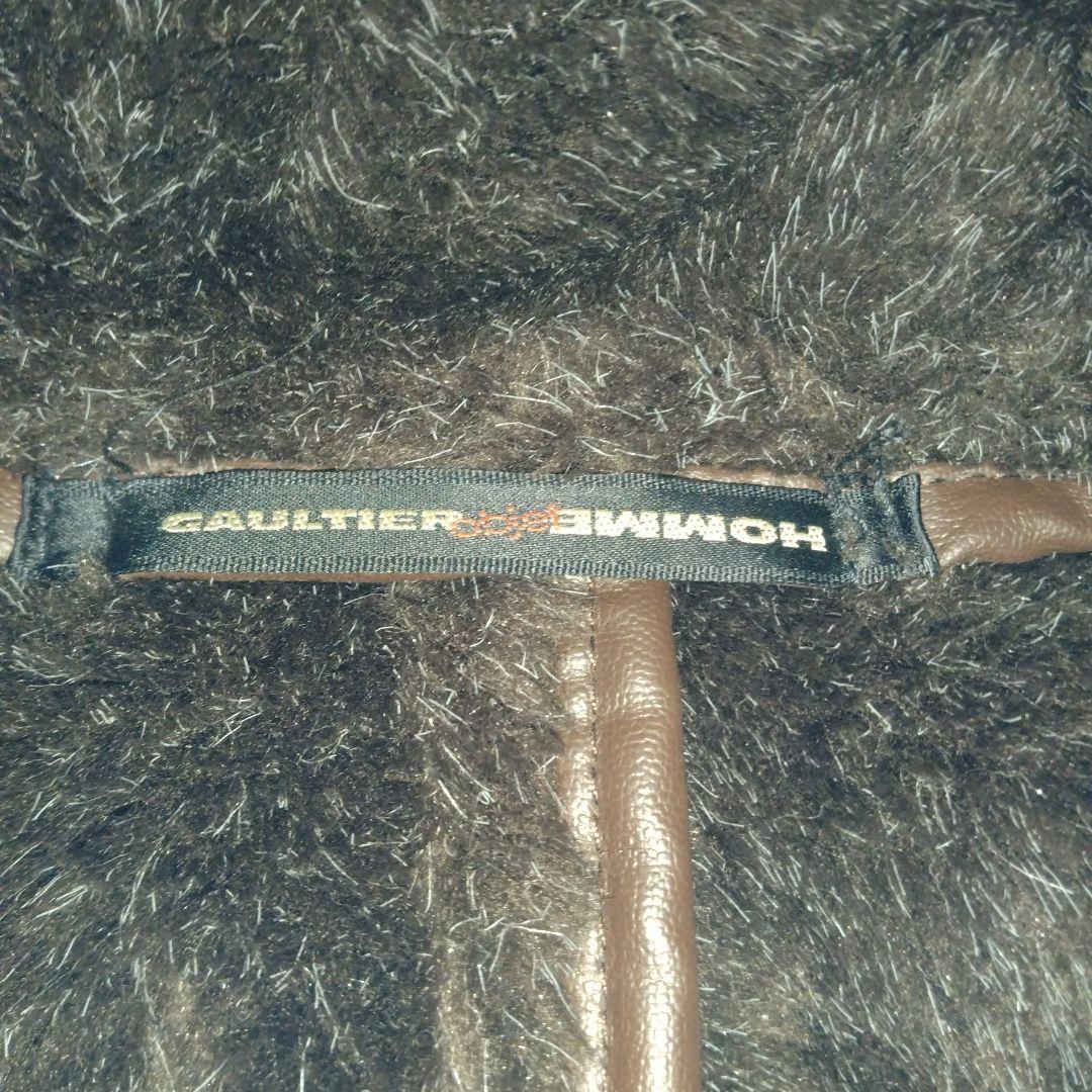 GAULTIER HOMME object　フェイクムートンコート