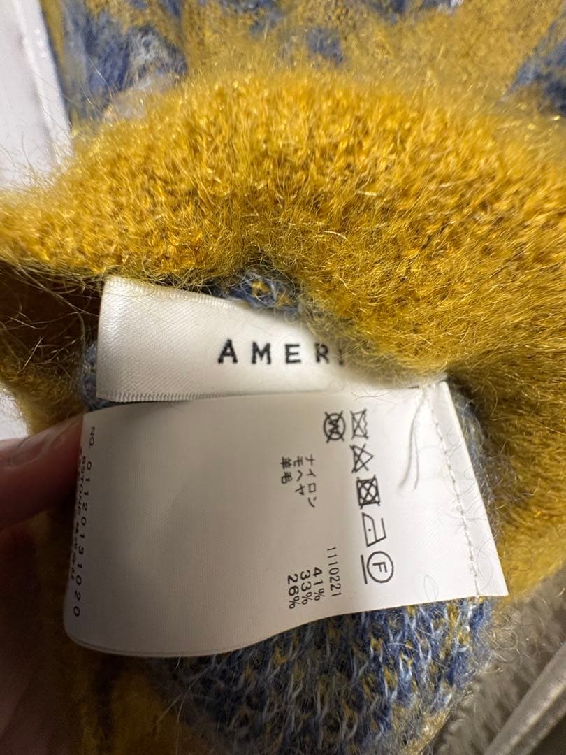 トップス Ameri vintage 3WAY NOSTALGIC RUG KNIT