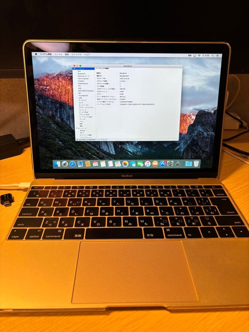 MacBook8.1 13インチ （ゴールド）