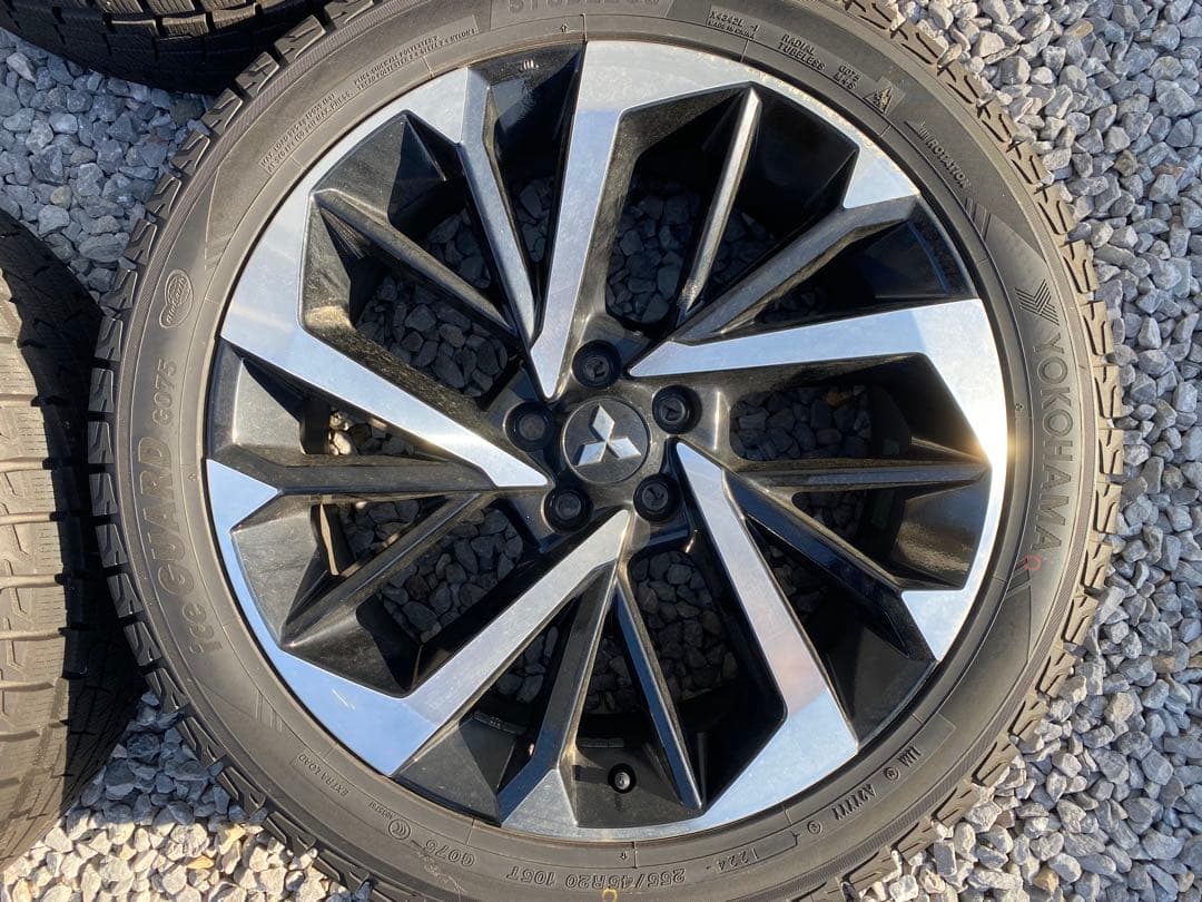 三菱 20インチ 純正アルミ&スタッドレス4本セット