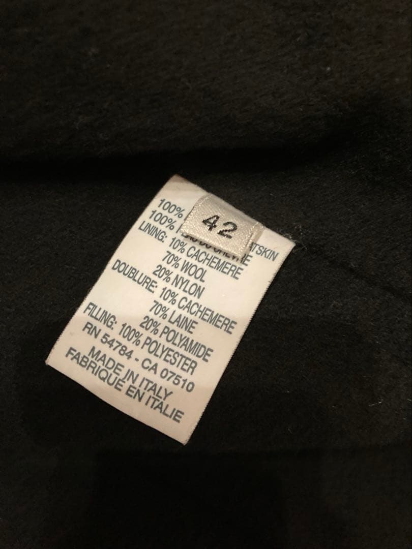 定価約18万ARMANI COLLEZIONI レザージャケット　archive