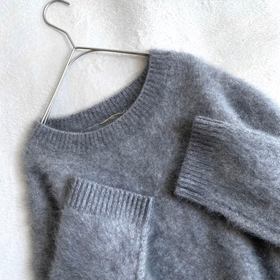 【ほぼ未使用✨】L'Appartement ふわふわ　ラクーンモヘヤニット　近年