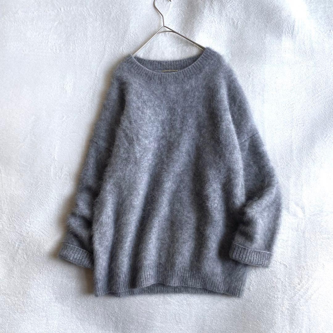 【ほぼ未使用✨】L'Appartement ふわふわ　ラクーンモヘヤニット　近年