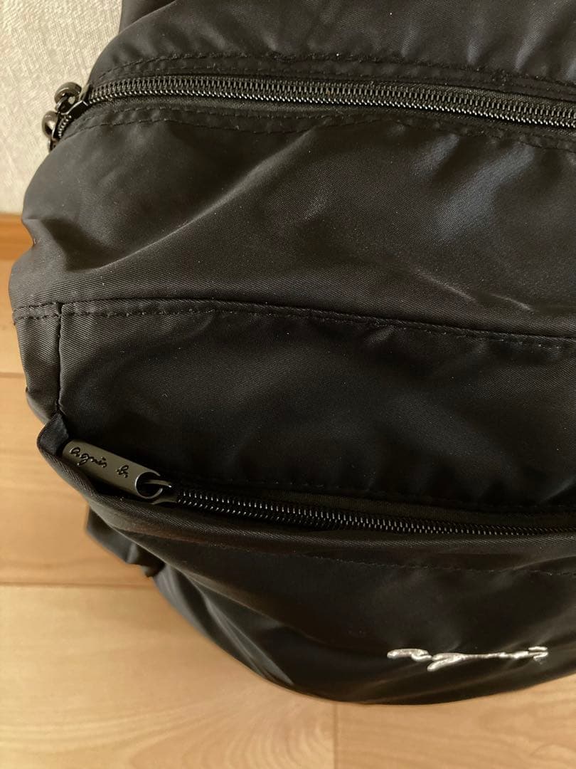 agnes b. ブラック トートバッグ リュック マザーズバッグ 極美品