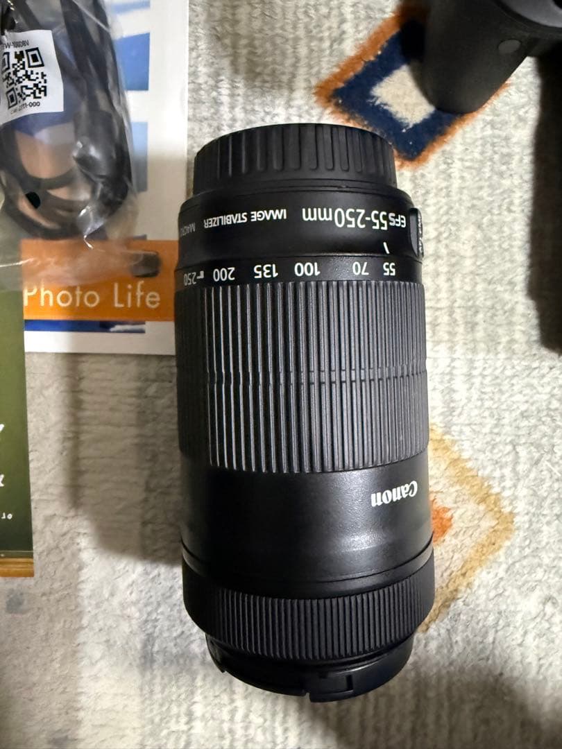 Canon EOS 8000D(W) Wズームキット　2420万画素　一眼レフ