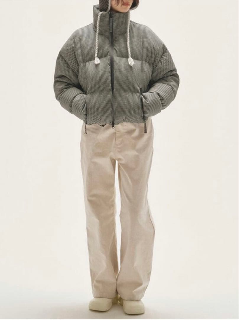 トゥデイフル　todayful anuke ダウン　チェックダウンジャケット