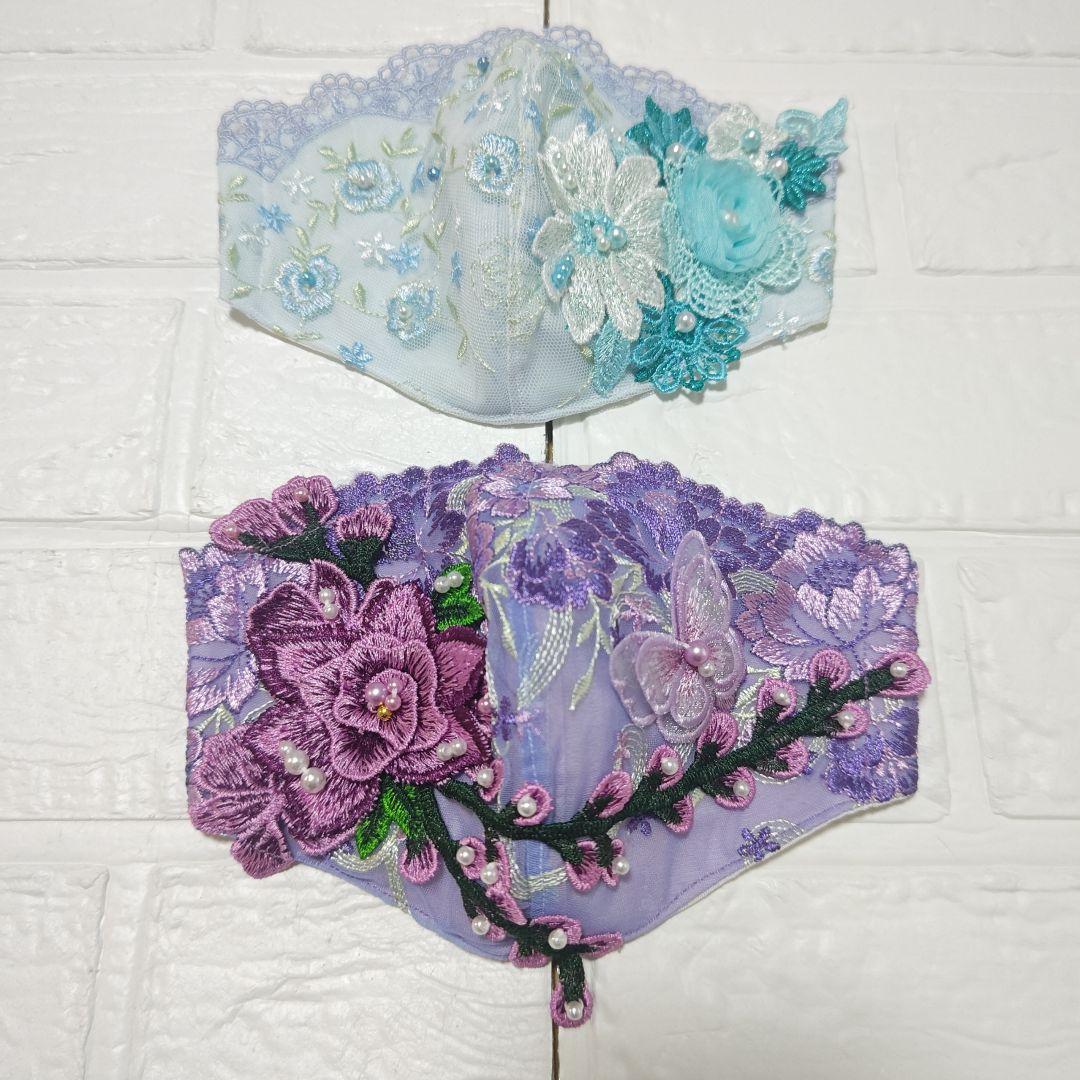 ☁LAY☁ シュシュ&マスクカバー