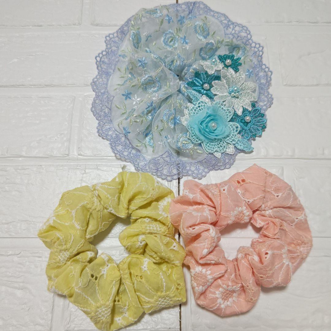 ☁LAY☁ シュシュ&マスクカバー