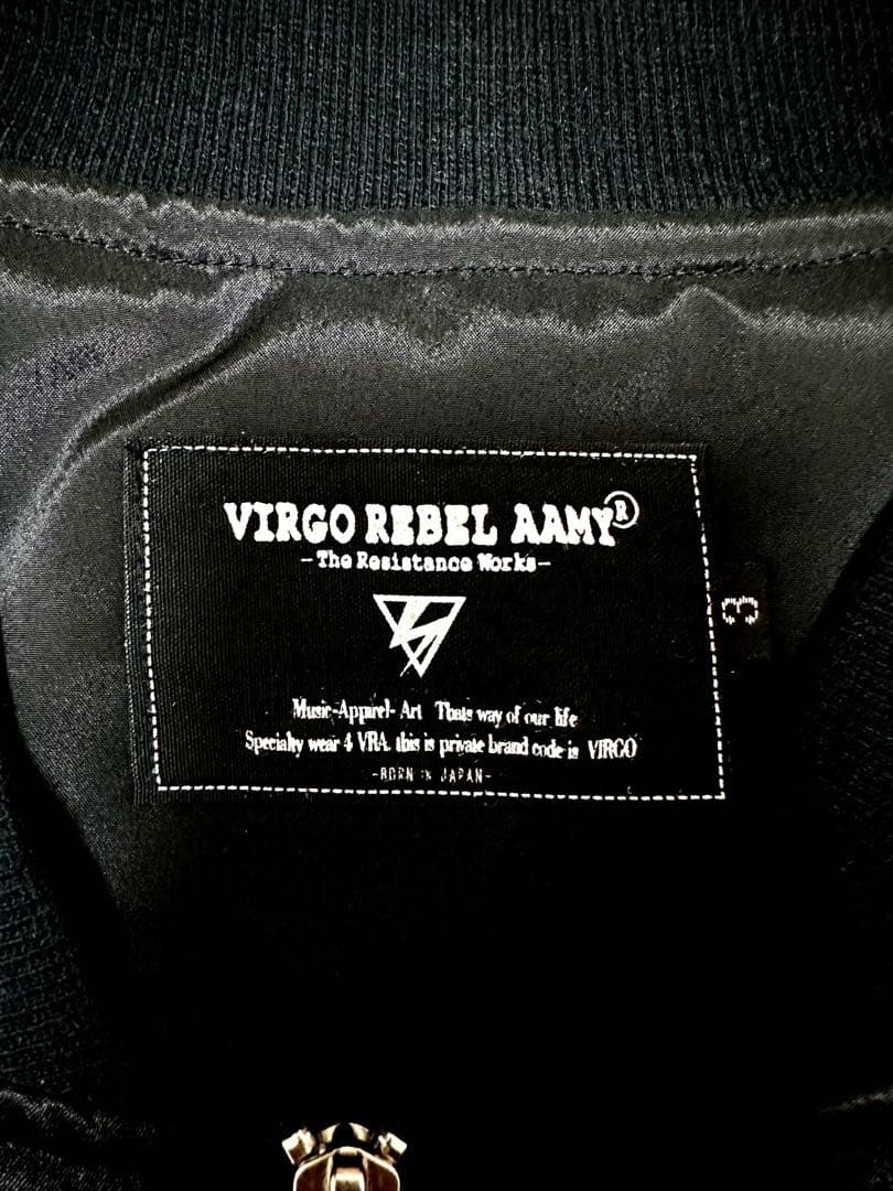 BRAHMAN × VIRGO 別注　2011霹靂ツアースカジャン　東日本大震災