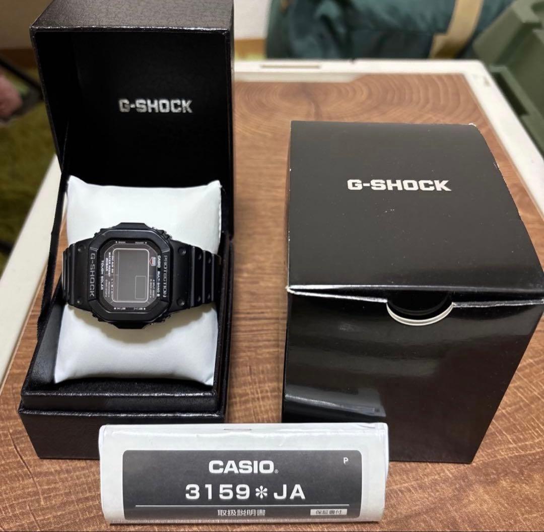 CASIO G-SHOCK GW-M5610 電波ソーラー マルチバンド6 黒