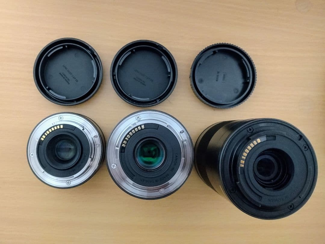 ミ*ー様 【中古】Canon EOS M3 ダブルレンズキット+望遠レンズ+その