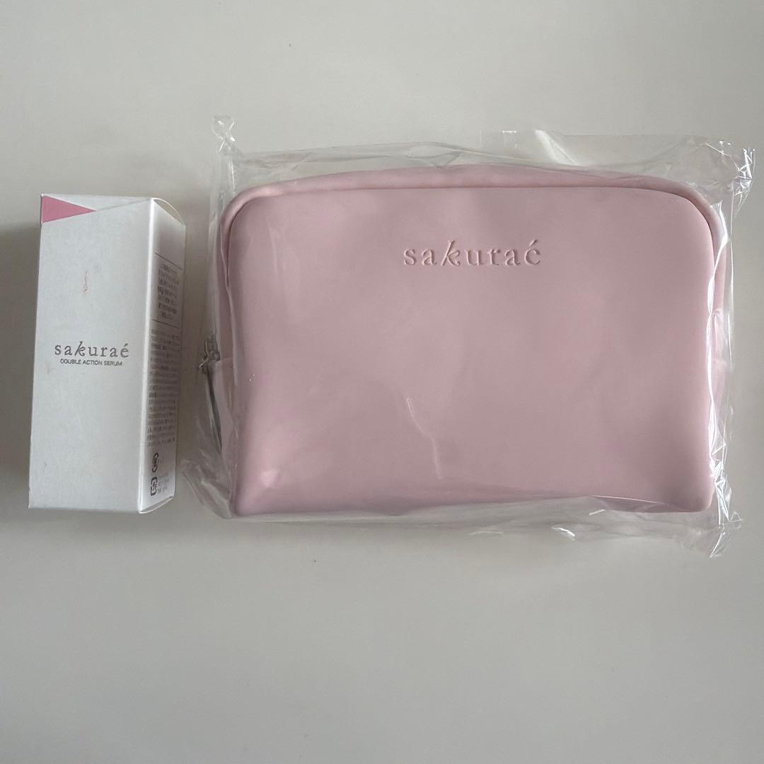 新品 サクラエ　ダブルアクションセラム(リフィル)➕オリジナルポーチ