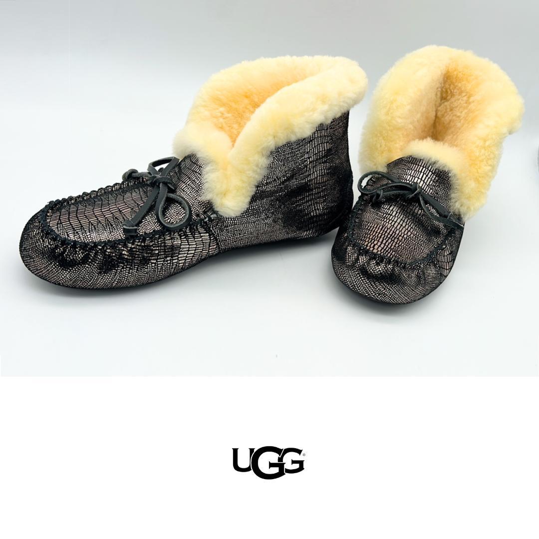 UGG アグ 美品 Alena アレーナ 2WAY ボア スリッポン USA7