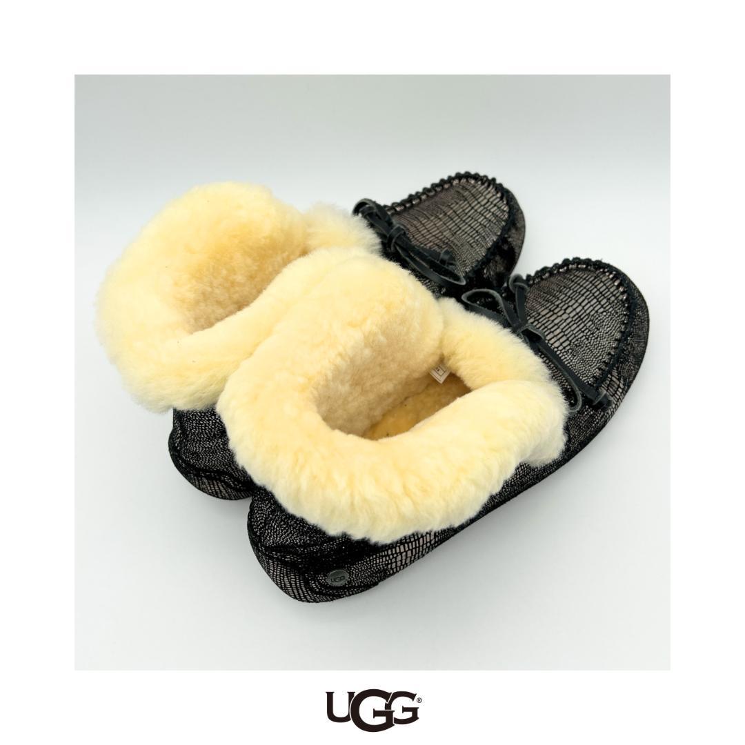UGG アグ 美品 Alena アレーナ 2WAY ボア スリッポン USA7