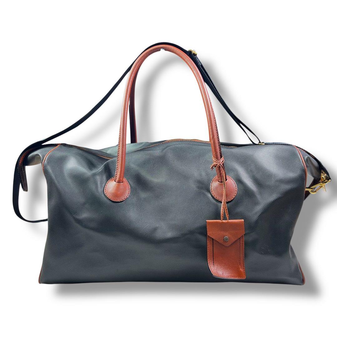 美品 ボッテガヴェネタ マルコポーロ ボストンバッグ 2wayショルダー 大容量