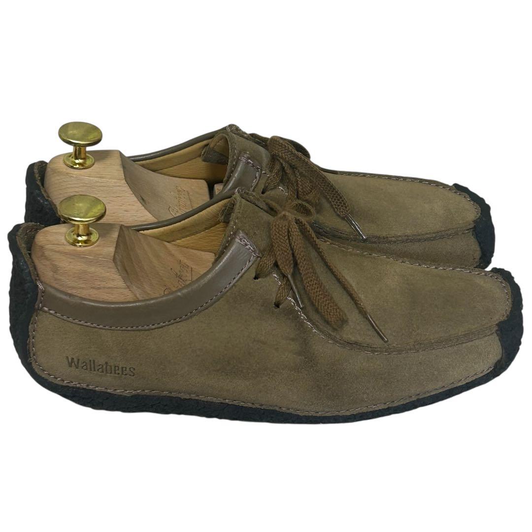 美品 人気モデルクラークス ワラビー ナタリー スエード ベージュ 24cm