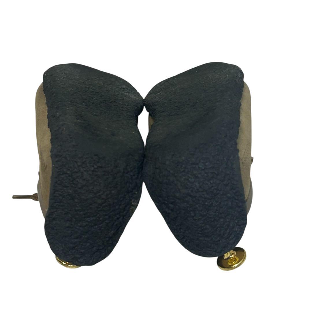 美品 人気モデルクラークス ワラビー ナタリー スエード ベージュ 24cm