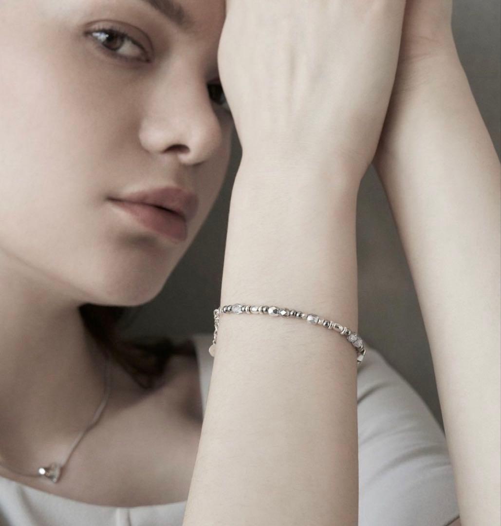 【Haru】GARNI PebbleBracelet CLEAR Long