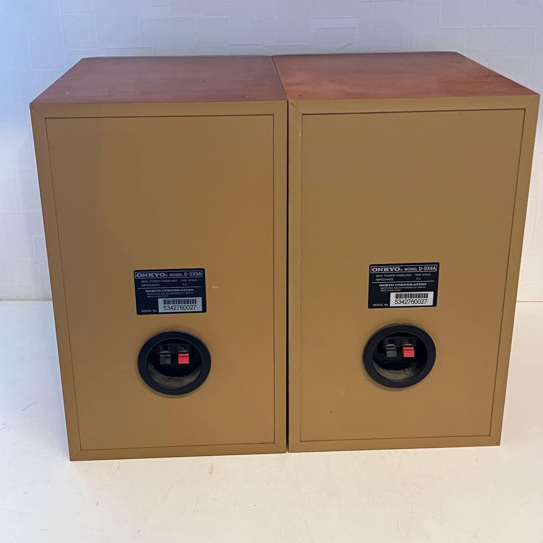 【通電OK】ONKYO FR-X9A CD/MDコンポ スピーカー D-SX9A