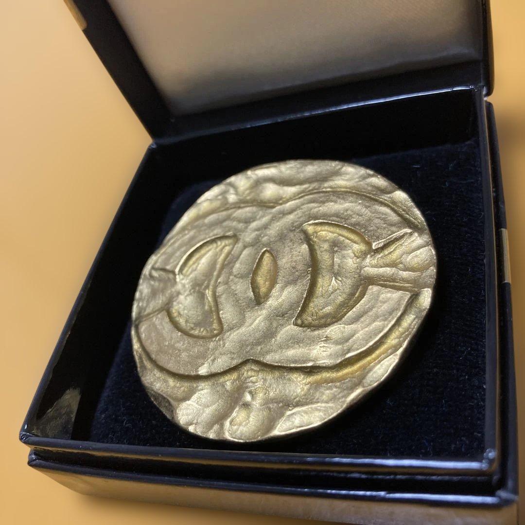 うみ　CHANEL ブローチ　バッヂ　ココマーク　ヴィンテージ　シャネル