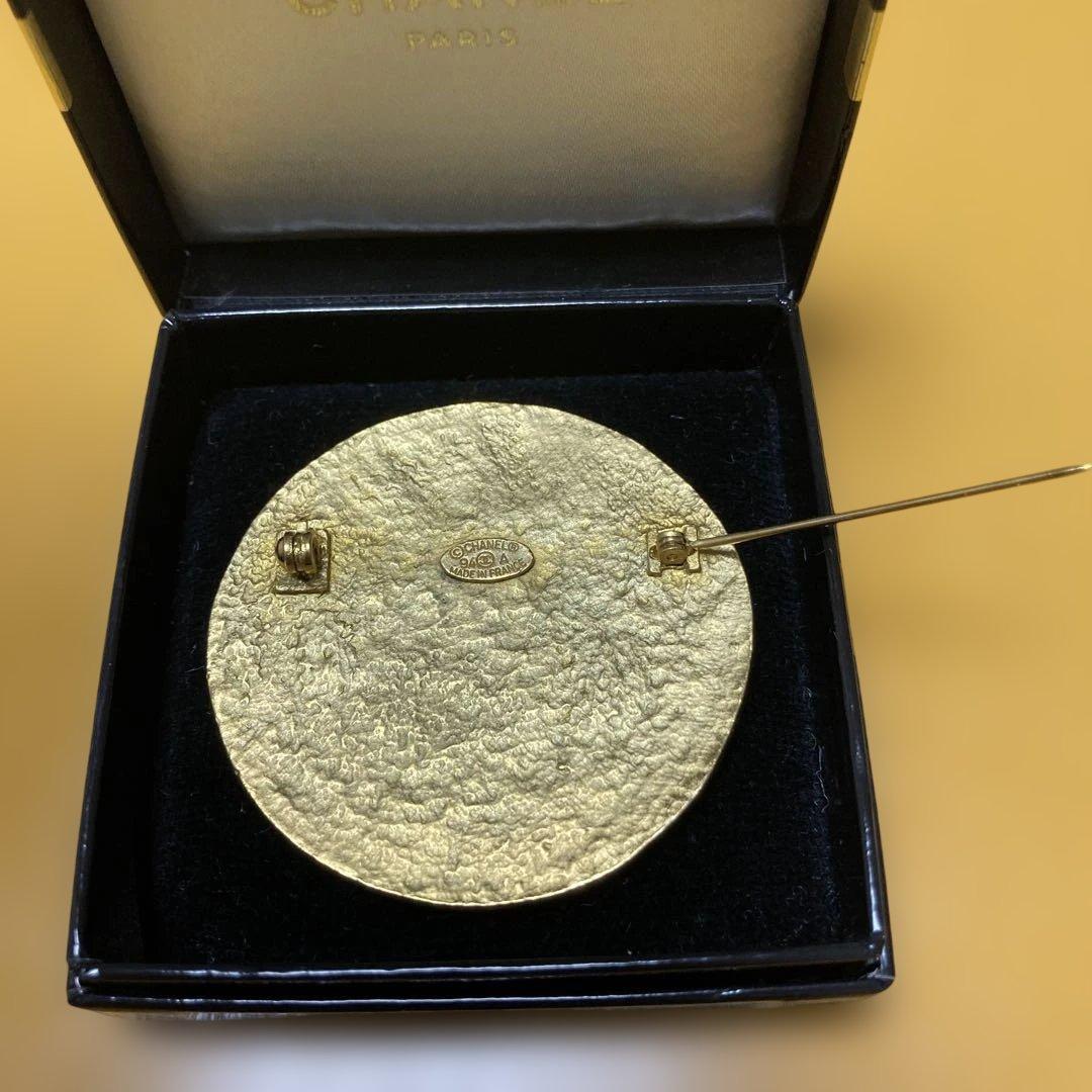 うみ　CHANEL ブローチ　バッヂ　ココマーク　ヴィンテージ　シャネル