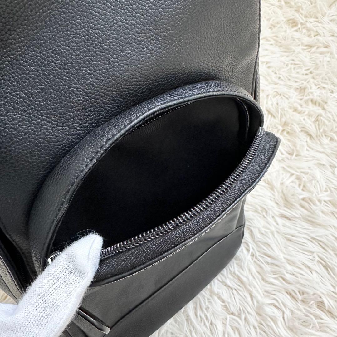 コーチ ヒューストン レザー ボディーバッグ F49312 ブラック