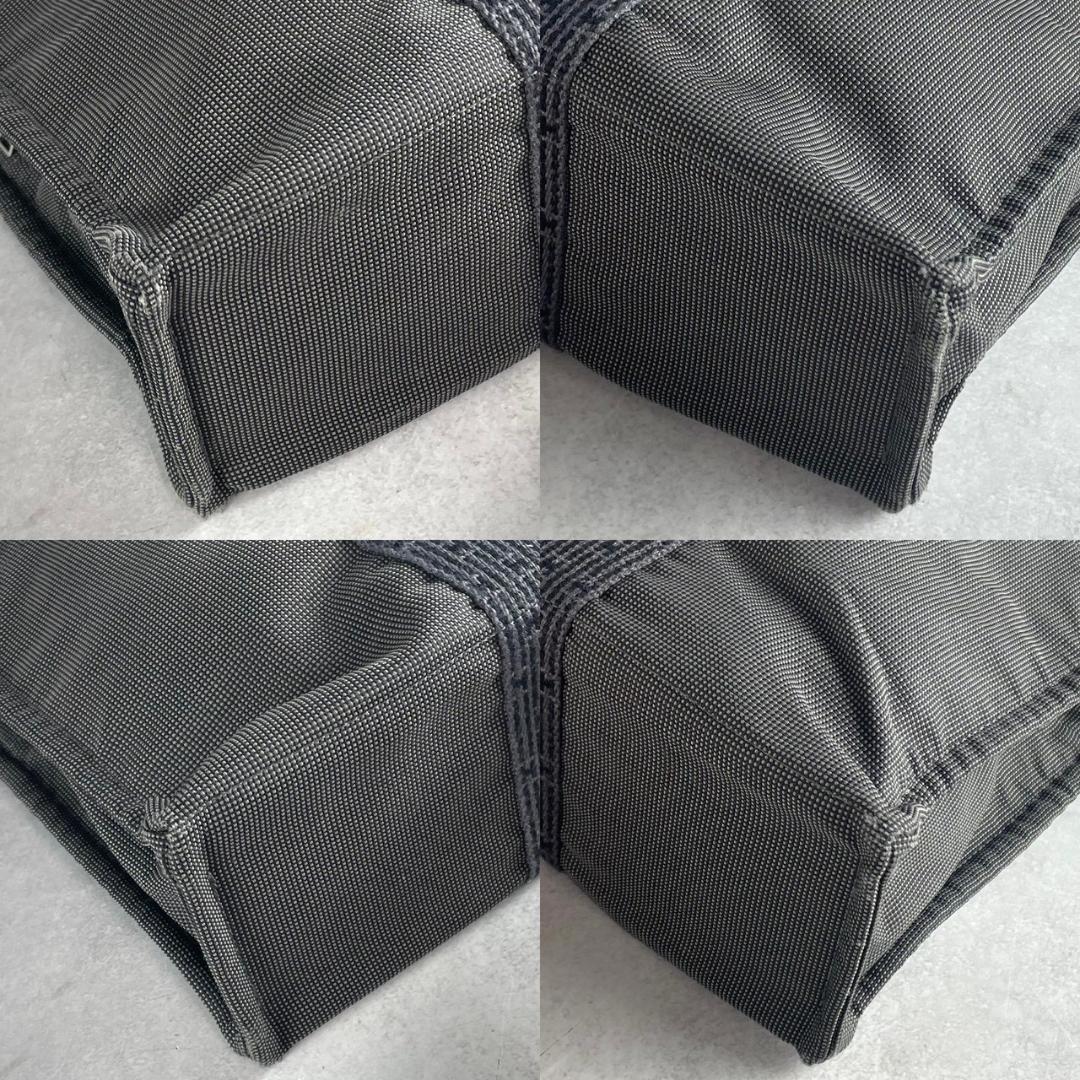 美品☆HERMES エルメス エールラインPM トートバッグ グレー キャンバス