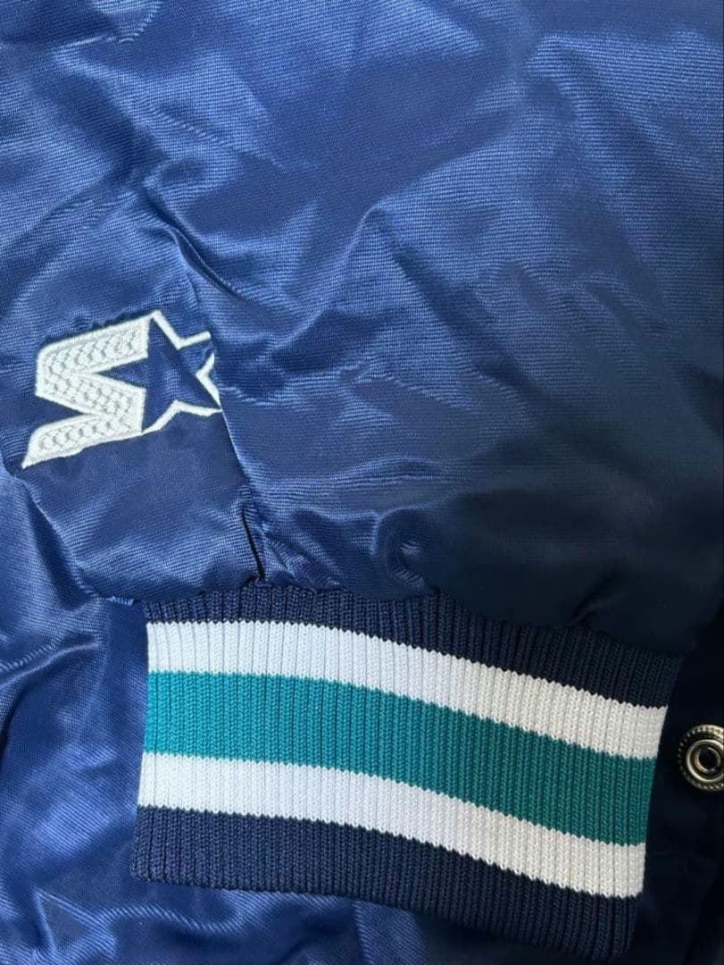 90's MARINERS スタジャン ネイビー イチロー ンテージ ゆるダボ