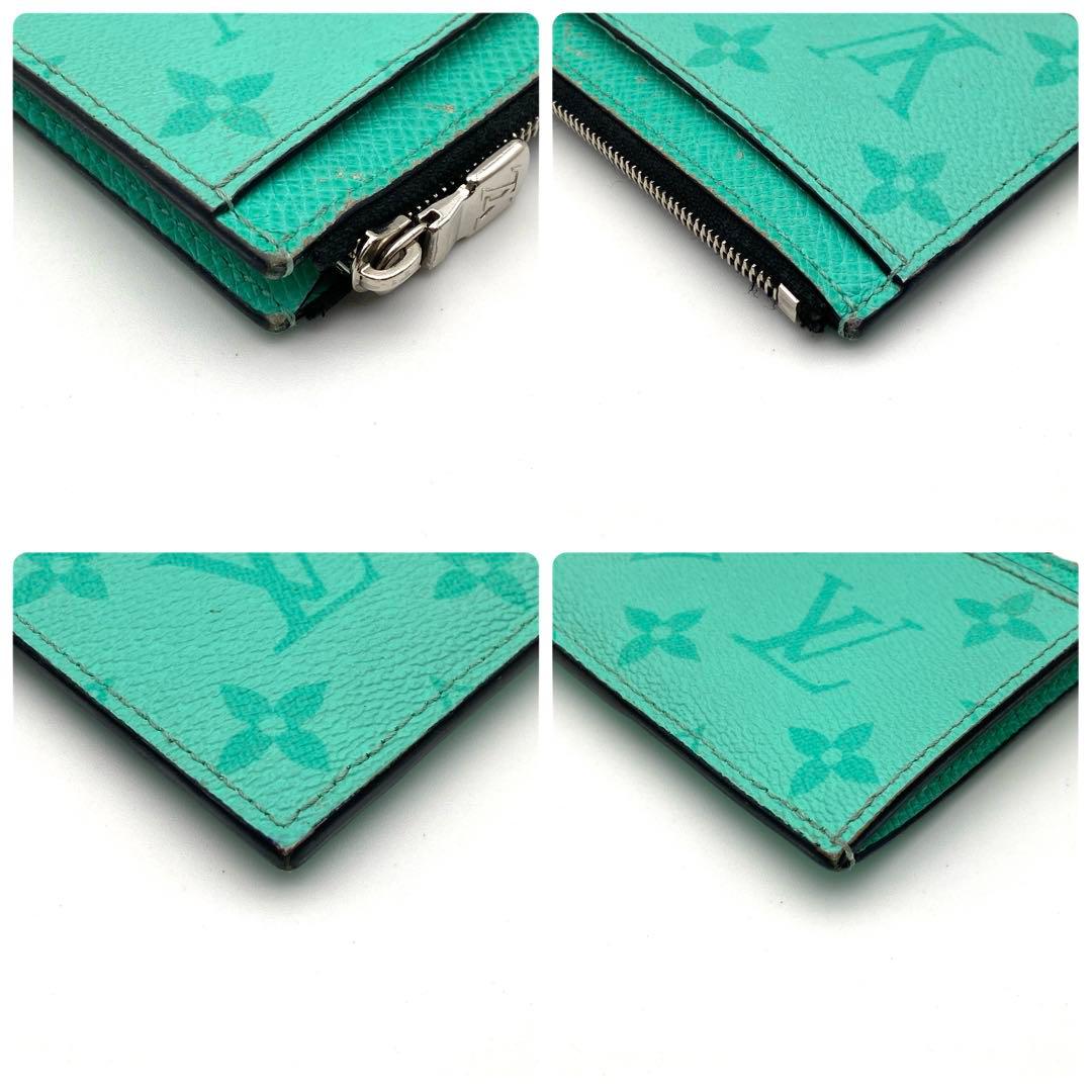 ルイヴィトン モノグラム タイガラマ カードホルダー グリーン RFID