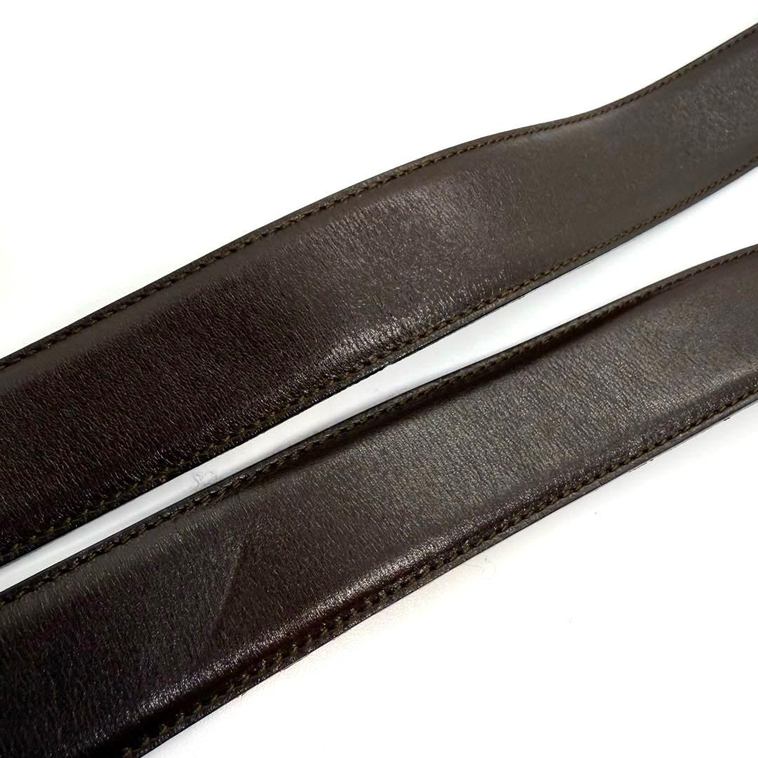 サルヴァトーレフェラガモ ダブルガンチーニ べっ甲調 レザー イタリア製 ベルト