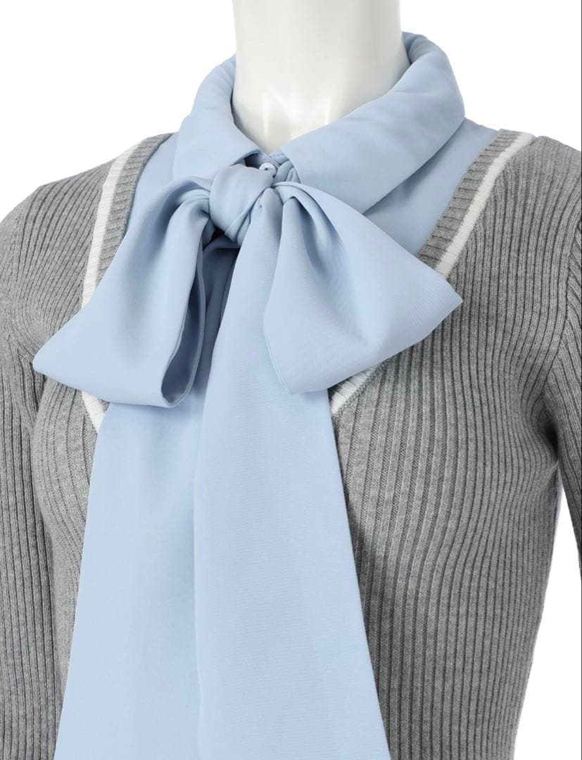 LIP SERVICE シャツドッキングプリーツワンピース リップサービス