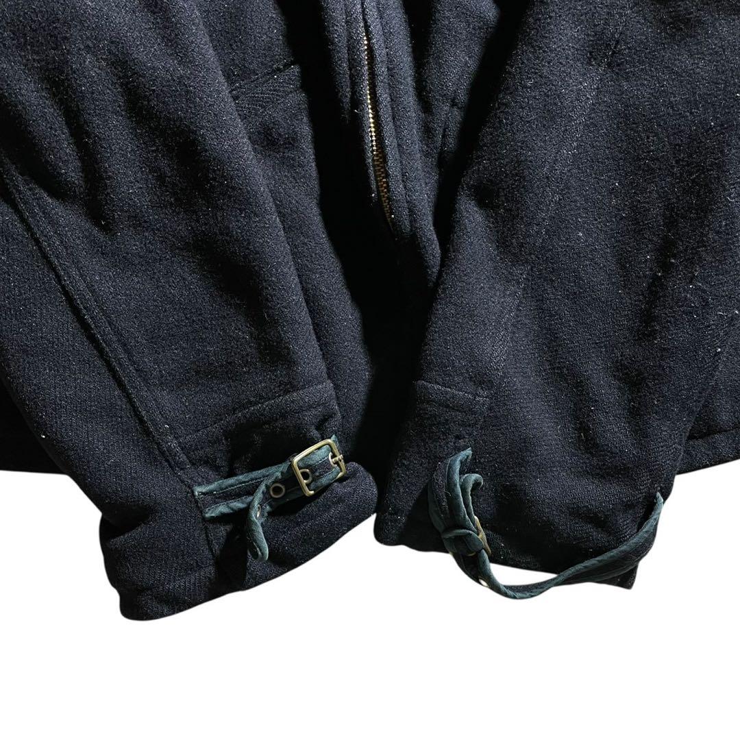 希少 ポロラルフローレン ウール スイングトップ ジャケット 濃紺 Lサイズ
