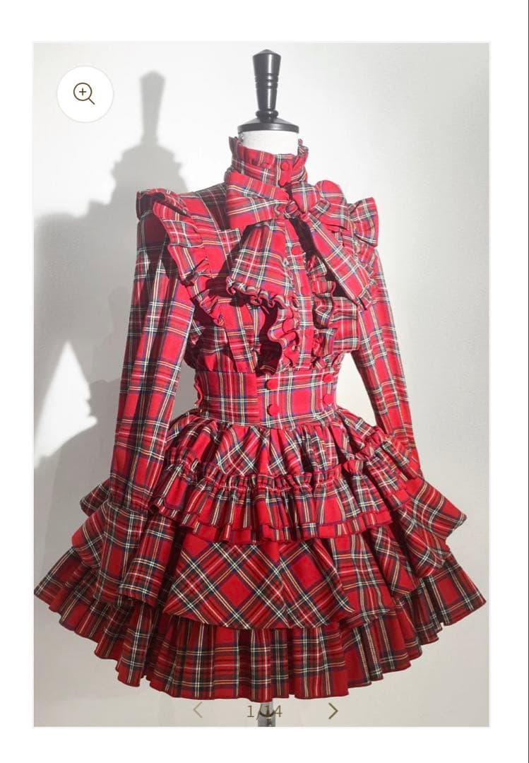 上下セット catcocoon ブラウスM スカートL