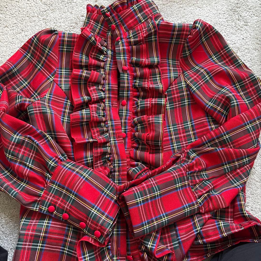 上下セット catcocoon ブラウスM スカートL